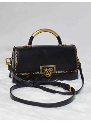 Lêvi D'or Siyah Renkli Kadın El&omuz Çantası