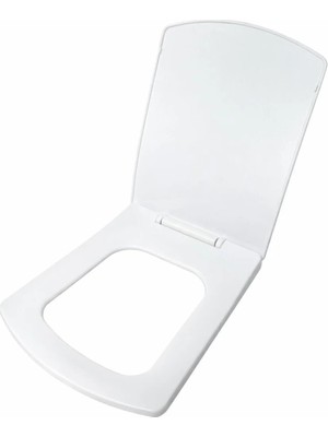 Banio Home - Kare Slim Yavaş Kapanan Termoplast Klozet Kapağı, Soft Close Thermoplastıc