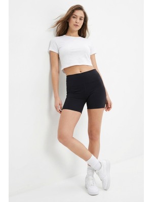 Rays Siyah Katlamalı Şort 4006