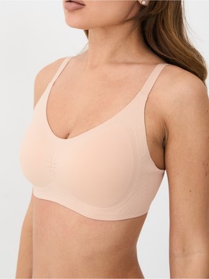 Alya Underwear Kadın Dikişsiz Sütyen Çıkarılabilir Yuvarlak Kaplı Lazer Kesim Görünmez Sütyen