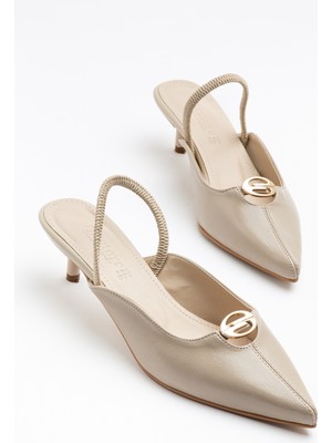 Daxtors D0519 Günlük Ortopedik Kadın Klasik Topuklu Ayakkabı