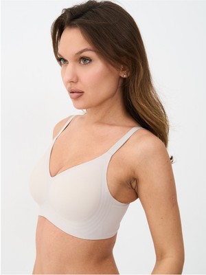 Alya Underwear Kadın Lazer Kesim Dikişsiz Çıkarılabilir Pedli Hayalet Sütyen