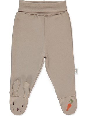 Bebetto Interlok Patikli Pantolon (Baby Carrot) Kahverengi