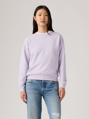 Levi's Kadın Lila Bisiklet Yaka Sweatshirt A8789-0021