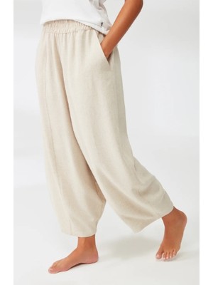 Penye Mood Lux Mood Keten Pantolon