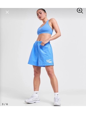 Nike Nsw Woven Short Yüksek Belli Mavi Kadın Şort HF5529-412