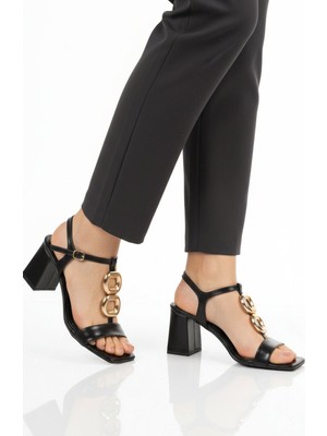 Ayakmod Taba Özel Gün ve Davet Kadın Topuklu Sandalet 670635 Z