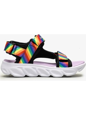 Skechers Hypno - Splash Kids Rainbow Lights Sandals Cırtlı Işıklı Çocuk Sandalet Mor