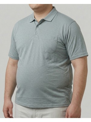 Balkonda Erkek Tişört Cepli Pamuklu Terletmez Battal Boy Büyük Beden