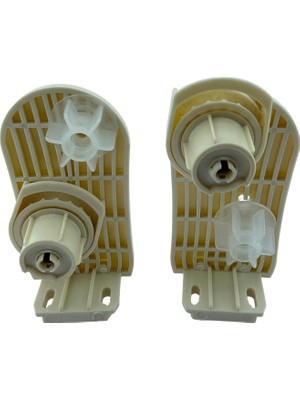 MorPerde Çiftli Mekanizma Krem Kapak ve Zincir Bitmiş Mekanizma Takım