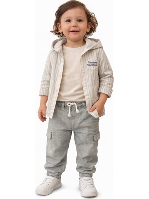 Nurcan Bebe Summer Vacation 3 Lü Keten Takım(2-3/3-4/4-5/5-6 Yaş)