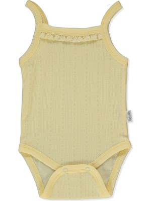 Bebetto Ajurlu Ip Askılı Body Ay (Bloom) Sarı