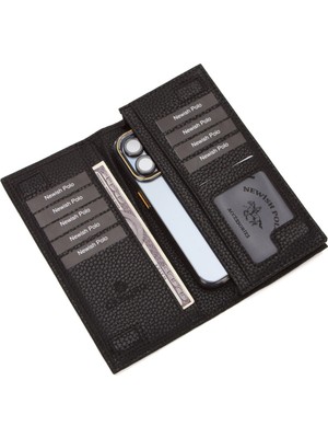 Newish Polo Erkek Deri Telefon Kağıt Para Bölmeli Portföy Kartlık ve Cüzdan NEWPOLO264