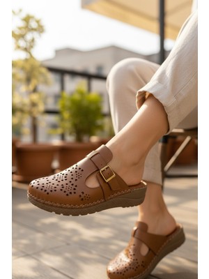 Cozi Company Ortopedik Deri Taba Terlik Topuk Dikeni ve Kemik Çıkıntısı Için Uygundur