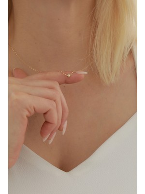 Yavuz Kuyumculuk 14 Ayar Altın Aynalı Zincir Dorika Top Kolye