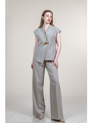 MissVina Yelek Pantolon Trend Takım 1301