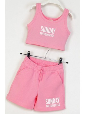 Queen Kids Kız Çocuk Sunday Takım Pembe