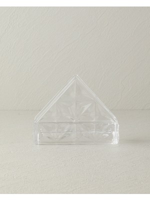 Şeffaf Cam Peçetelik, Şık ve Kullanışlı Masa Aksesuarı