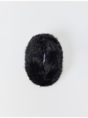 Jimmy Key Siyah Peluş Çıtçıtlı Toka