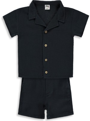 Civil Baby Müslin 6-18 Ay Takım - Gri 6-9 Ay