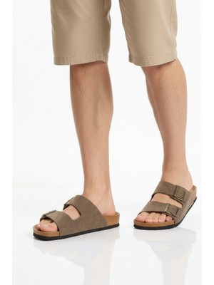 Pierre Cardin Vizon Çift Bantlı Hafif Günlük Erkek Terlik PC-7543 M