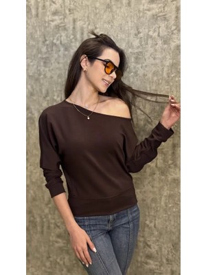 Leilaa Kayıkyaka Modal Kumaş Bluz