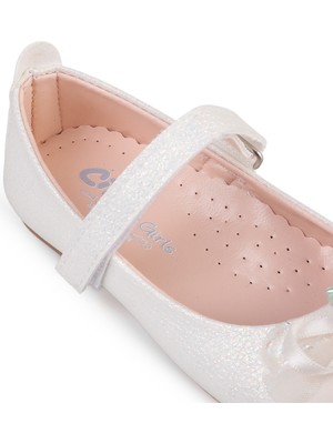 Civil Girls Kiraz Aksesuarlı 26- Babet - Gri 30 Numara