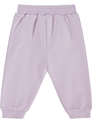 Civil Baby Civil Basic Kalp Etiketli 6-18 Ay Eşofman Altı - Lila 6-9 Ay