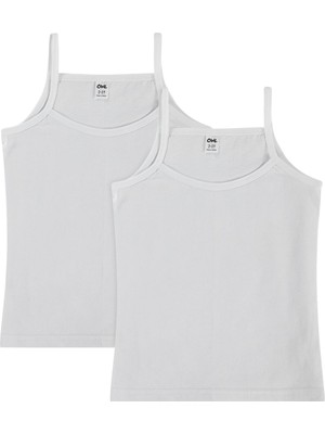 Civil Girls Ip Askılı Süprem 2-12 Yaş 2'li Atlet - Standart 4-5 Yaş