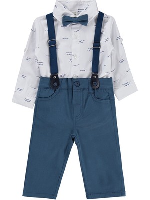 Civil Baby Papyonlu Askılı 6-18 Ay Takım - Yeşil 12-18 Ay