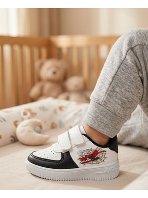 Kantex Çocuk Spor Ayakkabı Sneaker Günlük Cırtlı Konforlu Figürlü Sevimli Rahat Erkek Kız Rcn