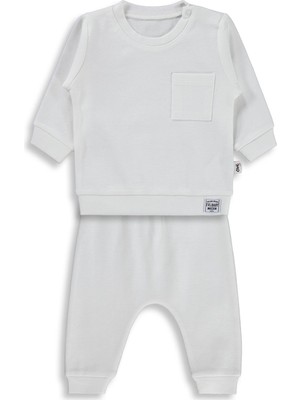Civil Baby Süs Etiketli 2'li Takım 6-18 Ay Takım - Ekru 12-18 Ay