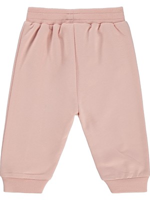 Civil Baby Civil Basic Kalp Etiketli 6-18 Ay Eşofman Altı - Pembe 9-12 Ay