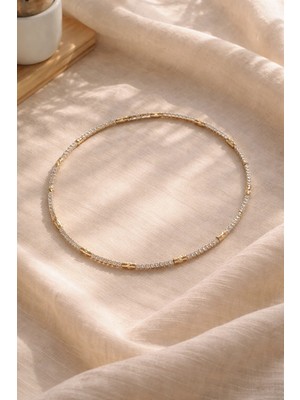 Retrobird Vintage Style Grace Choker Kolye Kadın Altın Renkli