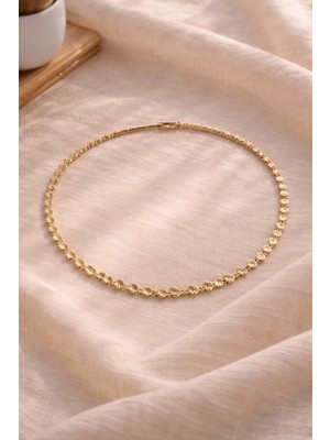 Retrobird Vintage Style Grace Choker Kolye Kadın Sarı Renkli