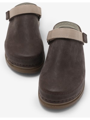 Tonny Black Kadın Kahverengi Rahat Kalıp Poli Taban Şeritli Sandalet