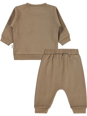 Civil Baby Süs Etiketli 2'li Takım 6-18 Ay Takım - Kahverengi 12-18 Ay