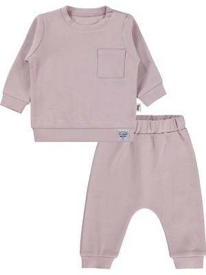 Civil Baby Süs Etiketli 2'li Takım 6-18 Ay Takım - Pudra 12-18 Ay