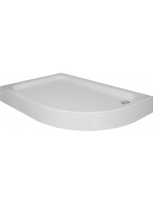 Sırduş 90X80X12 Asimetrik Monoblok Sol Duş Teknesi