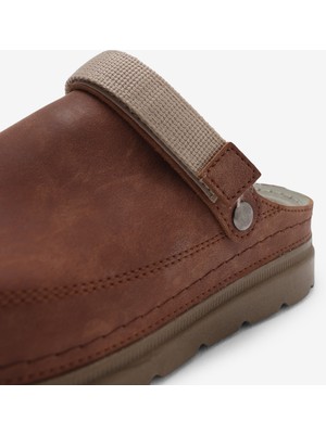 Tonny Black Kadın Taba Rahat Kalıp Poli Taban Şeritli Sandalet