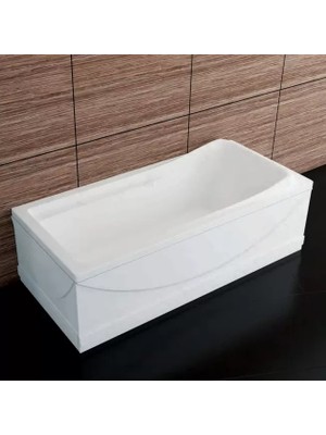 Sırduş 180X90X55 Özel Düz Küvet, Beyaz