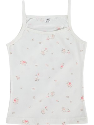 Civil Girls Çiçek 2-10 Yaş Kız Çocuk 2'li Atlet - Standart 4-5 Yaş