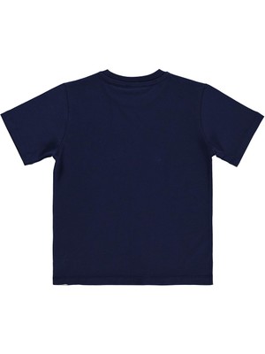 Civil Boys Basic Surf Etiketli 10-13 Yaş Tişört  - Lacivert 11-12 Yaş