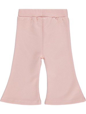 Civil Baby Civil Basic Kalp Etiketli Ispanyol Paça 6-18 Ay Eşofman Altı - Pembe 12-18 Ay