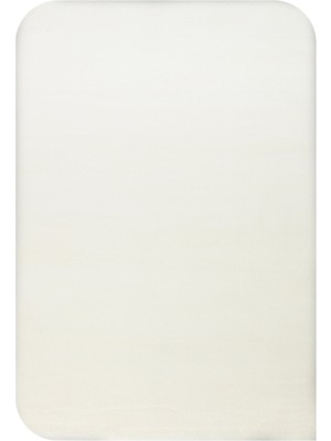 Cool Halı Krem Rengi Kalın Yumuşak Düz Renk Sade Amorf Şekilli Salon Giriş Antre Genç Yatak Odası Halısı