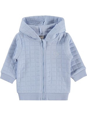 Civil Baby Yıldız Nakışlı 3-18 Ay Hırka - Mavi 12-18 Ay