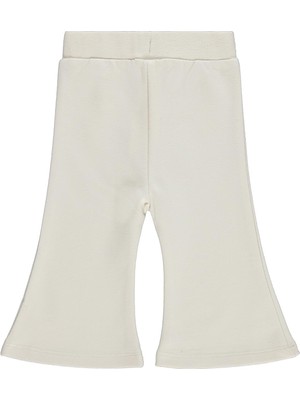 Civil Baby Civil Basic Kalp Etiketli Ispanyol Paça 6-18 Ay Eşofman Altı - Bej 12-18 Ay