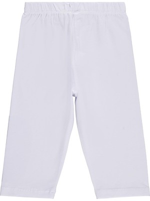 Civil Girls Back Baskılı 10-13 Yaş Tayt  - Beyaz 13-14 Yaş