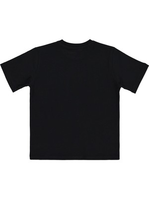 Civil Boys Basic Surf Etiketli 10-13 Yaş Tişört  - Siyah 13-14 Yaş