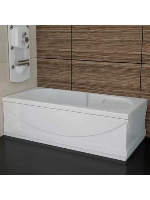 Sırduş 140X70X55 Düz Oturmalı Küvet, Beyaz